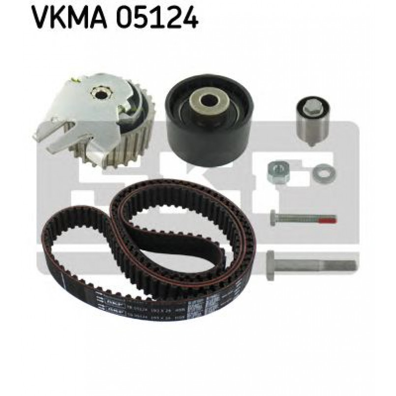 VKMA 05124 SKF Комплект (ремінь+ролики)